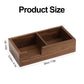 Wooden Sticky Note Holder with 2-Compartment