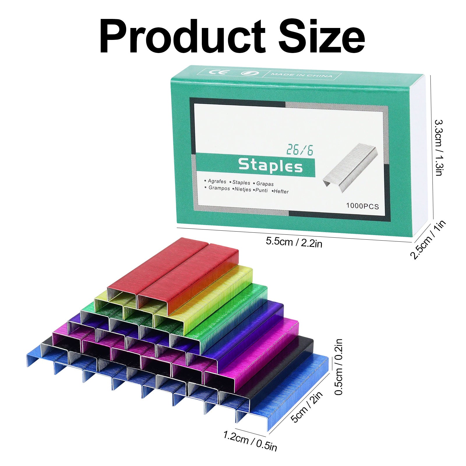 Colorful Stapler Refills