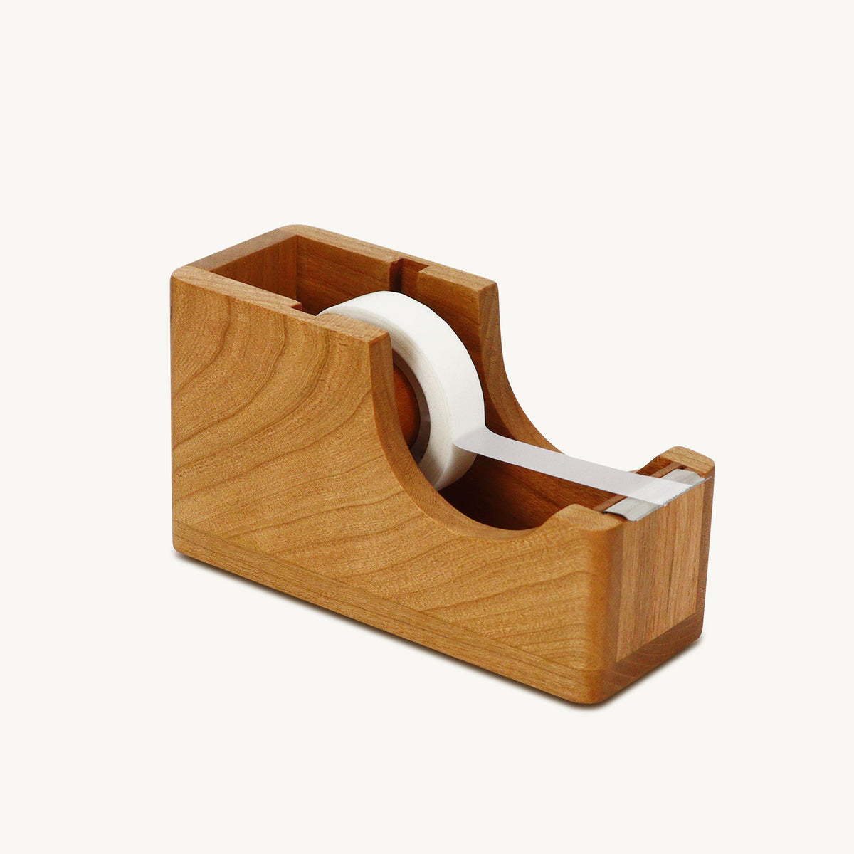 cherry wood tape dispenser