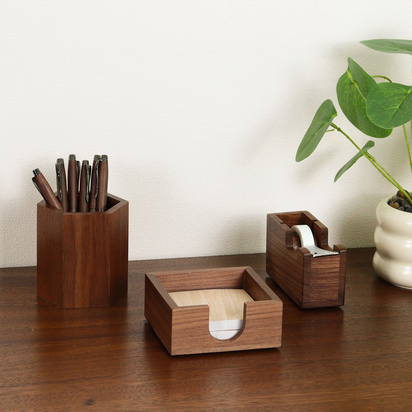 walnut office gift set