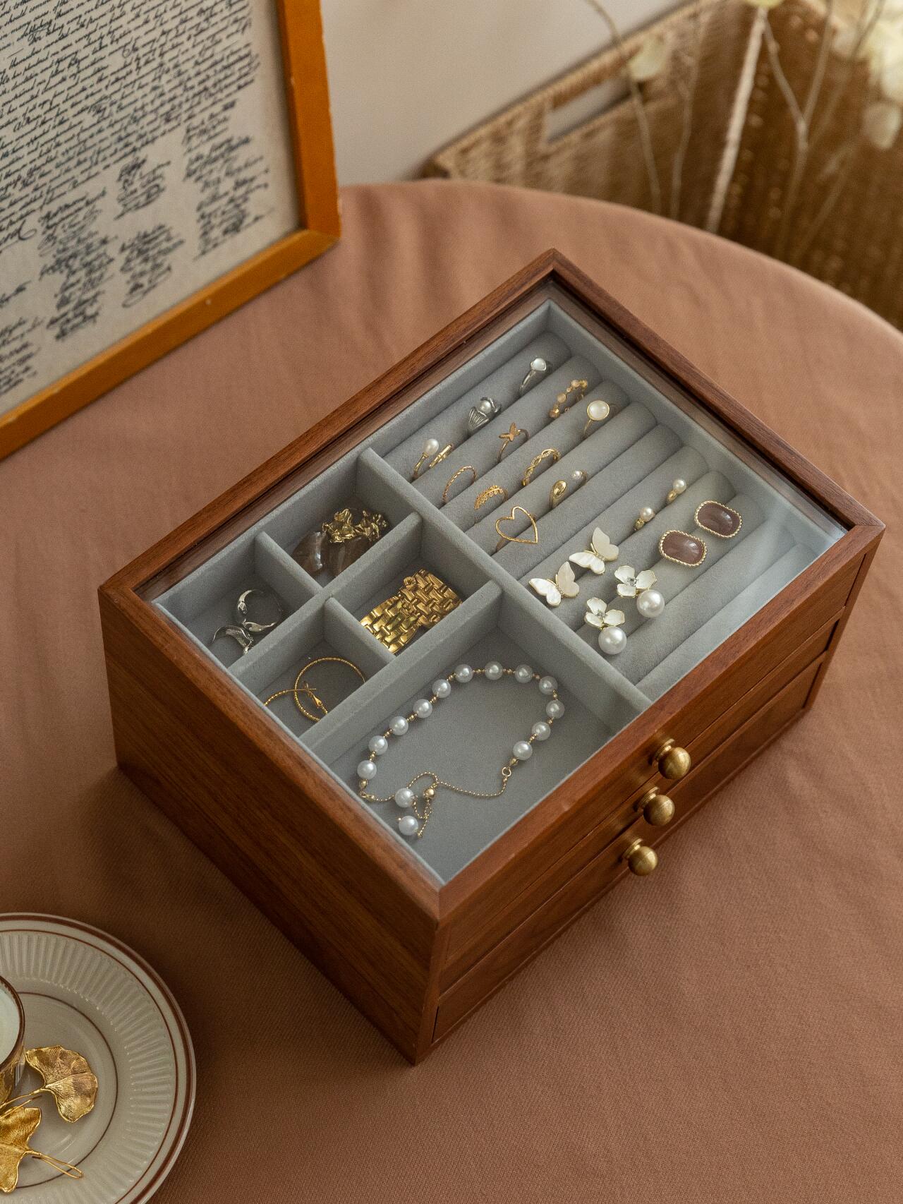 3 layer jewelry organizer