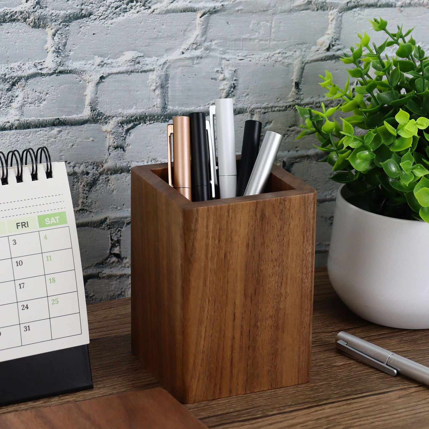 North American Walnut Pen Holder