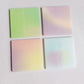 200 Sheets Sparkling Multiple Transparent Sticky Notes