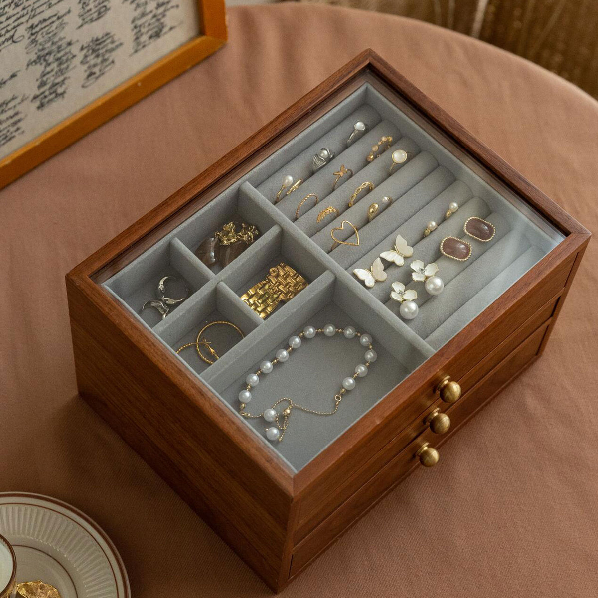 3 layer jewelry organizer
