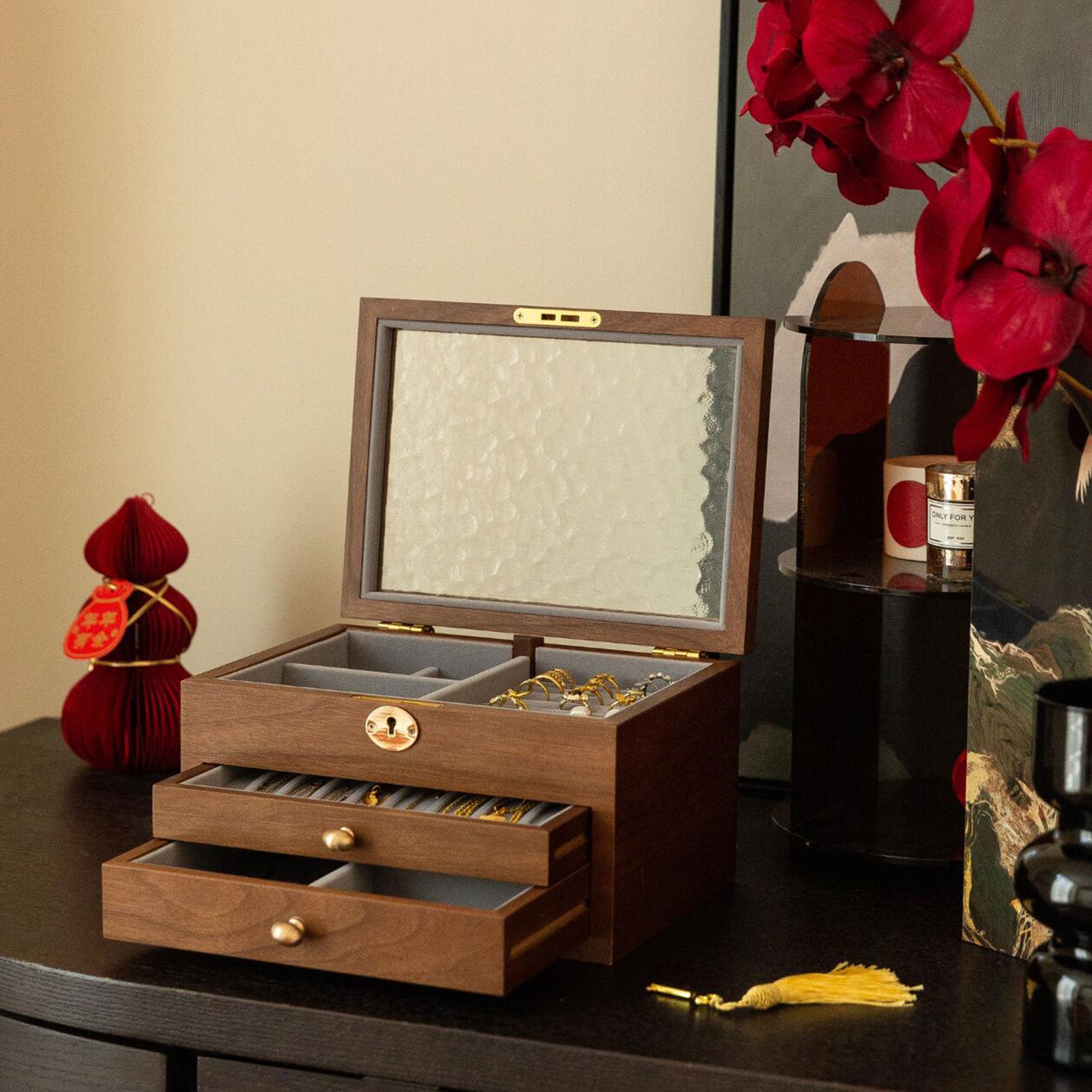 walnut jewelry box 