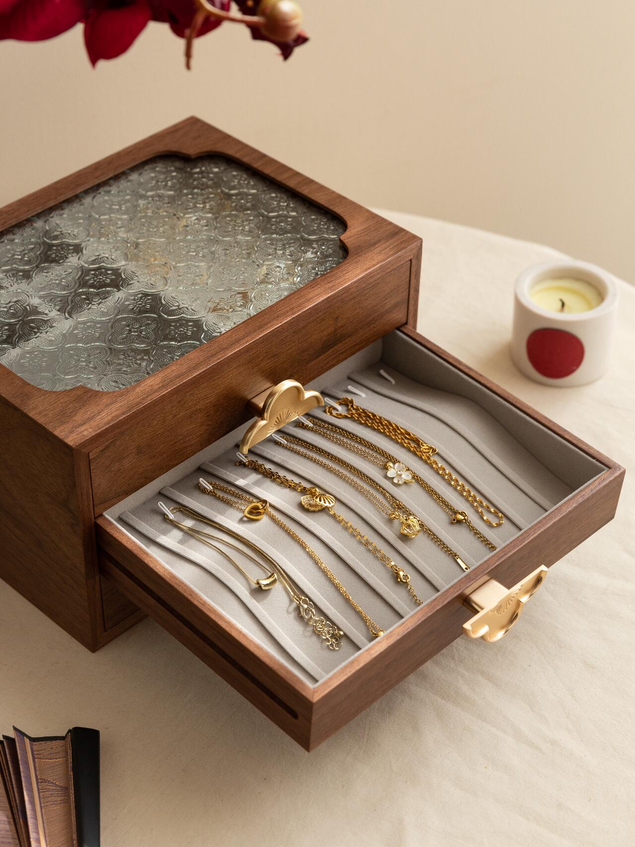 3-layer jewelry storage