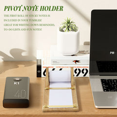 wooden memo holder