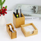 Wooden Desk Organizer Set of 3