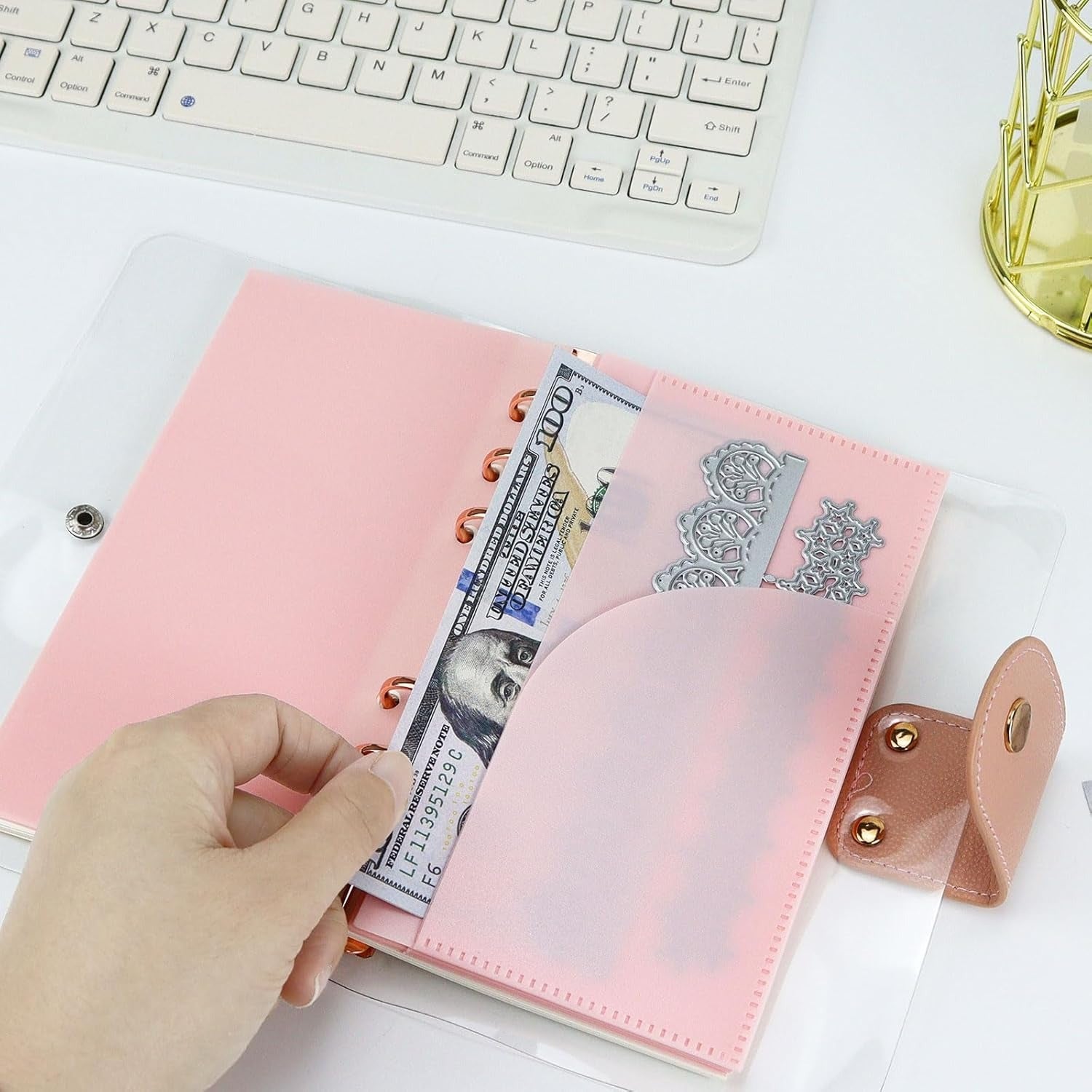 pink pocket dividers