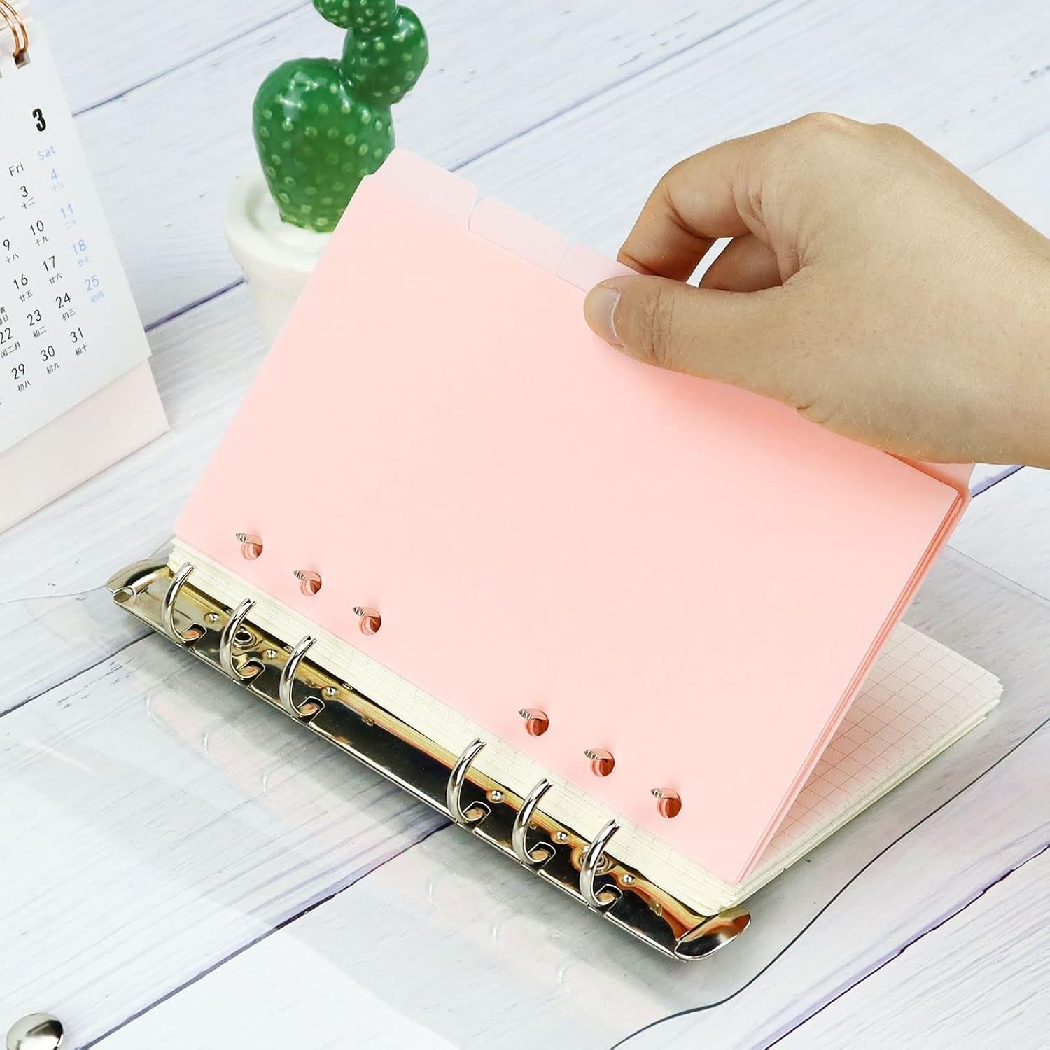Binder planner dividers