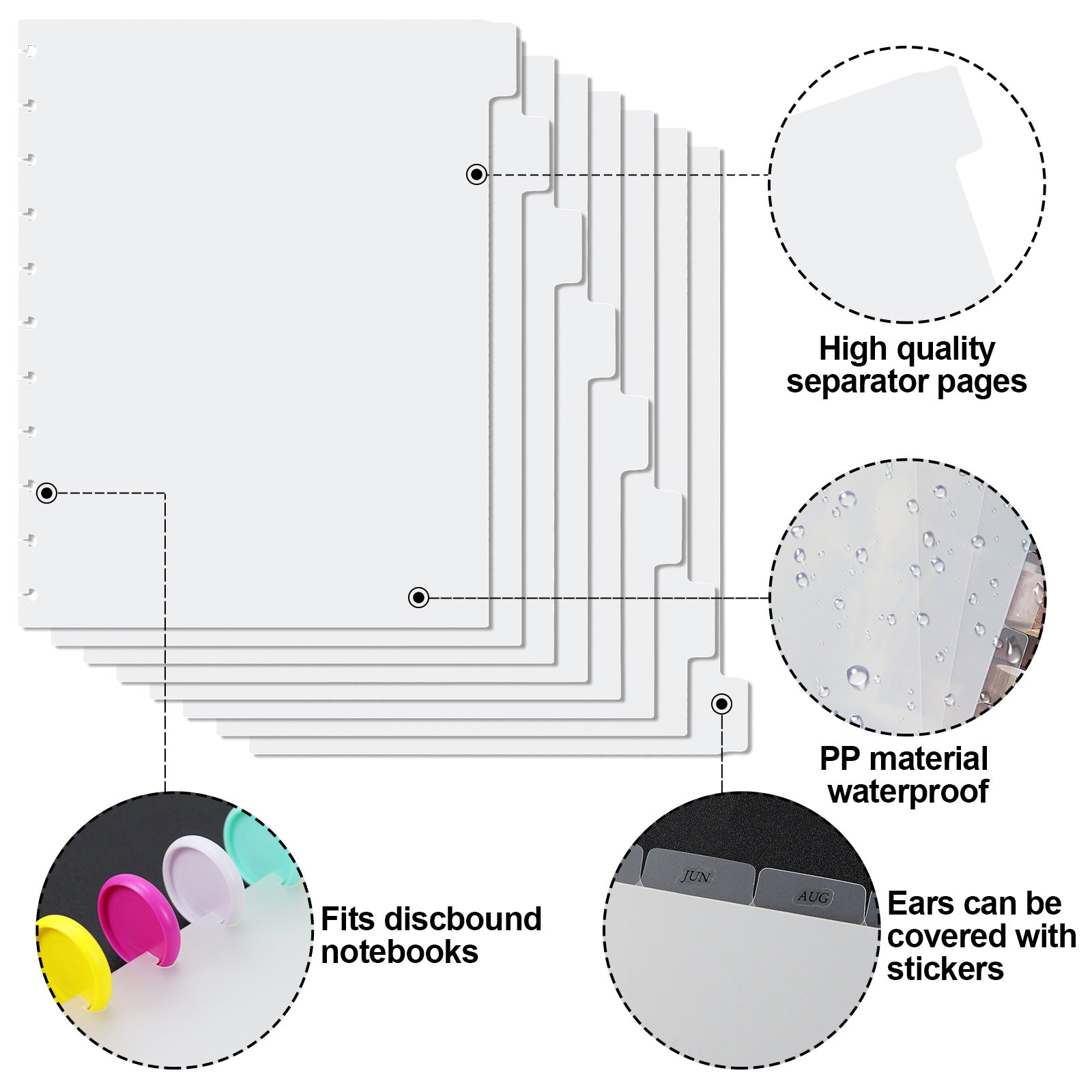 discbound planner dividers
