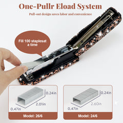 Black stapler