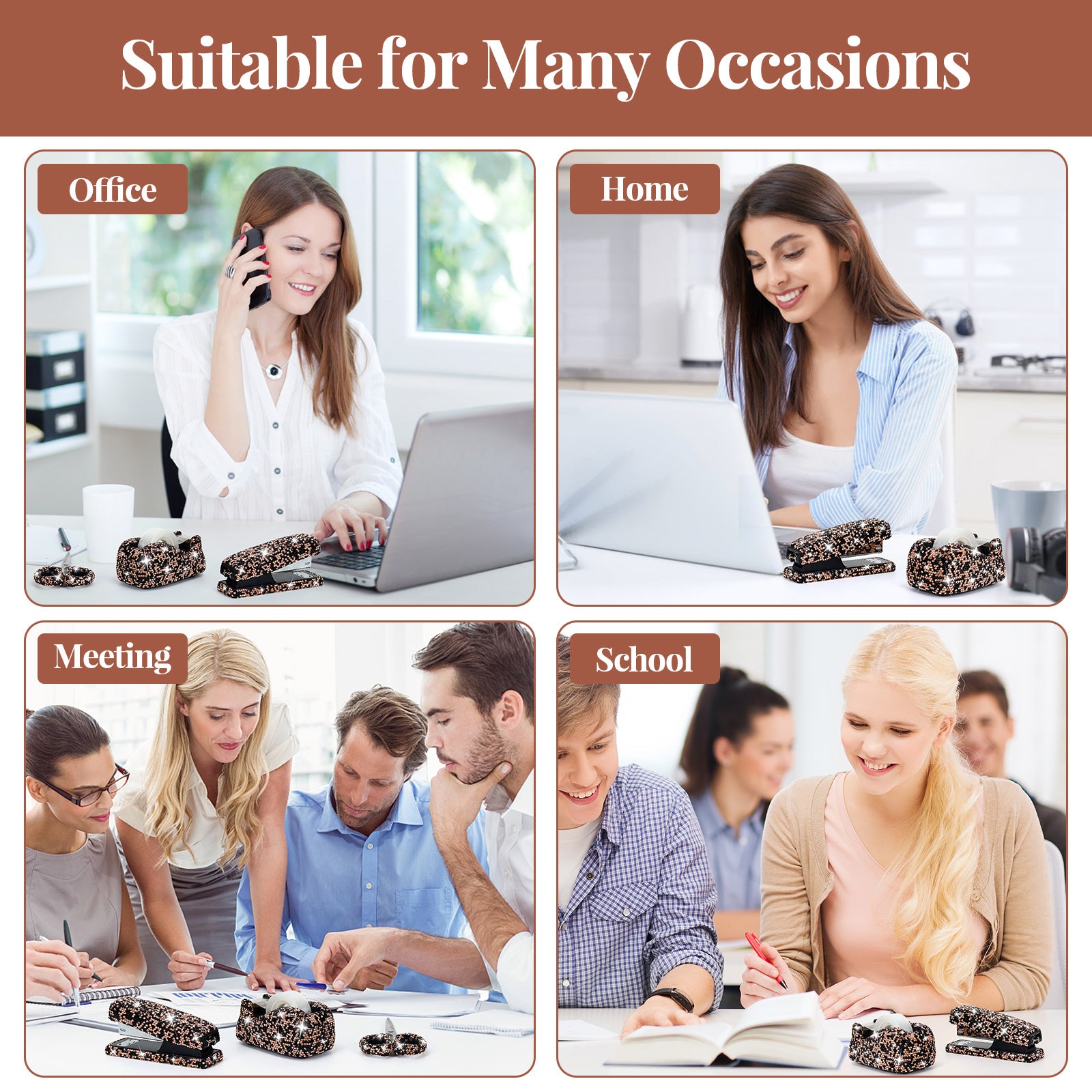 Desk accessories set