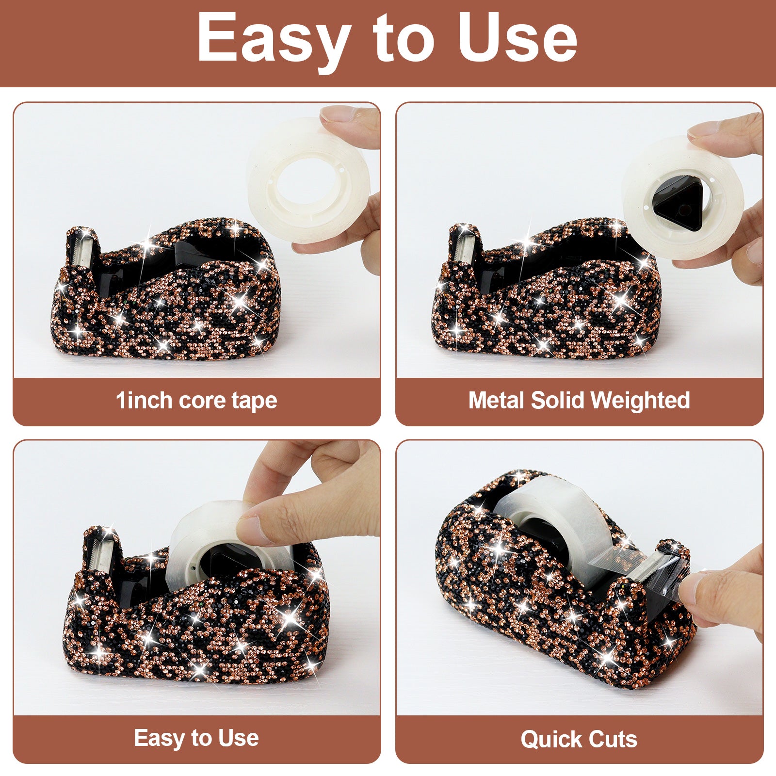 Desktop Adhesive Tape Dispenser