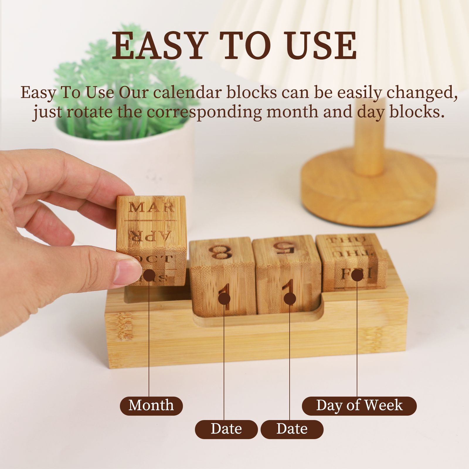  wooden calendar