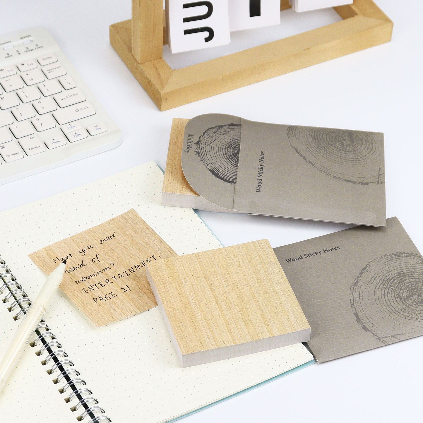 Wood Paper Sticky Notes