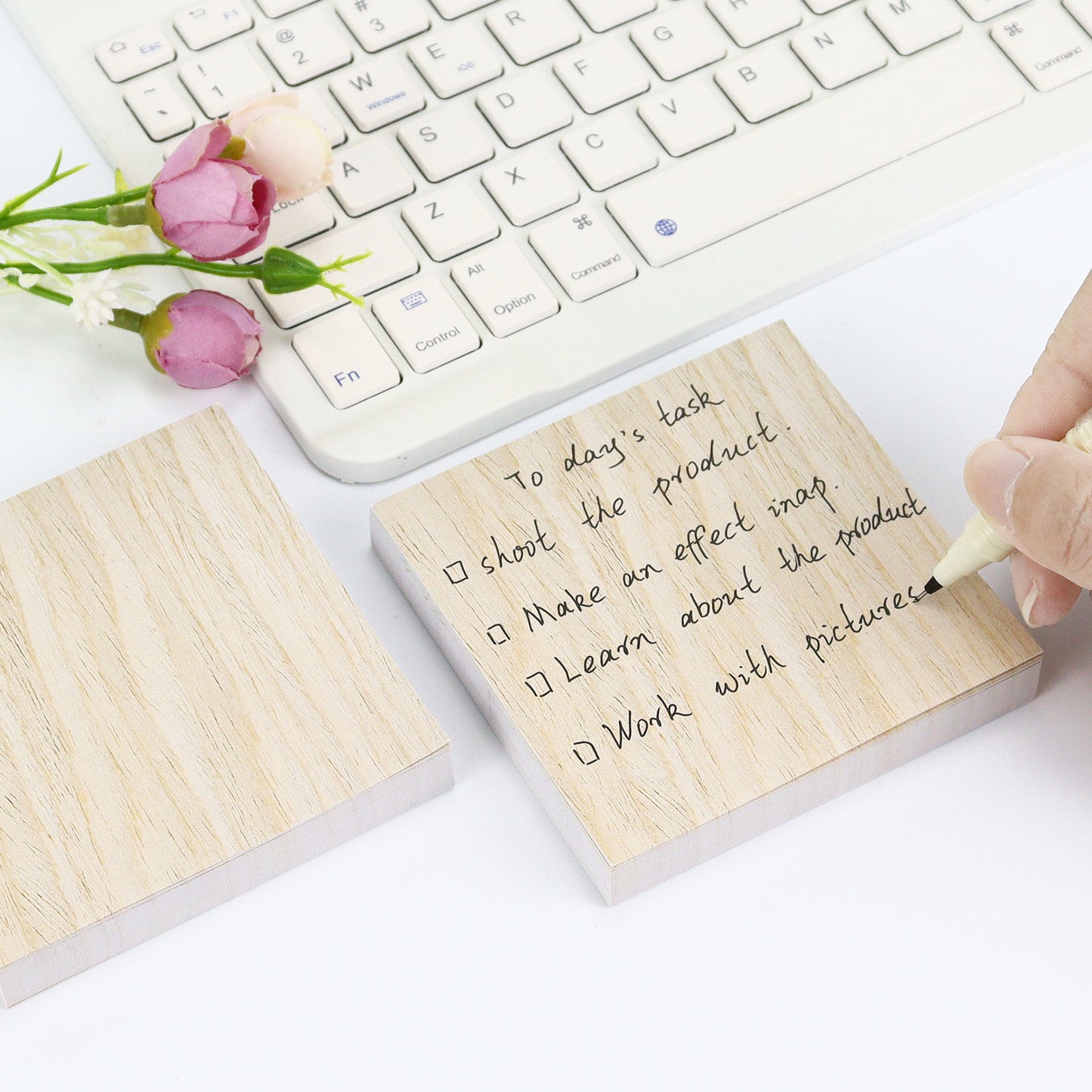 Wood Paper Sticky Notes