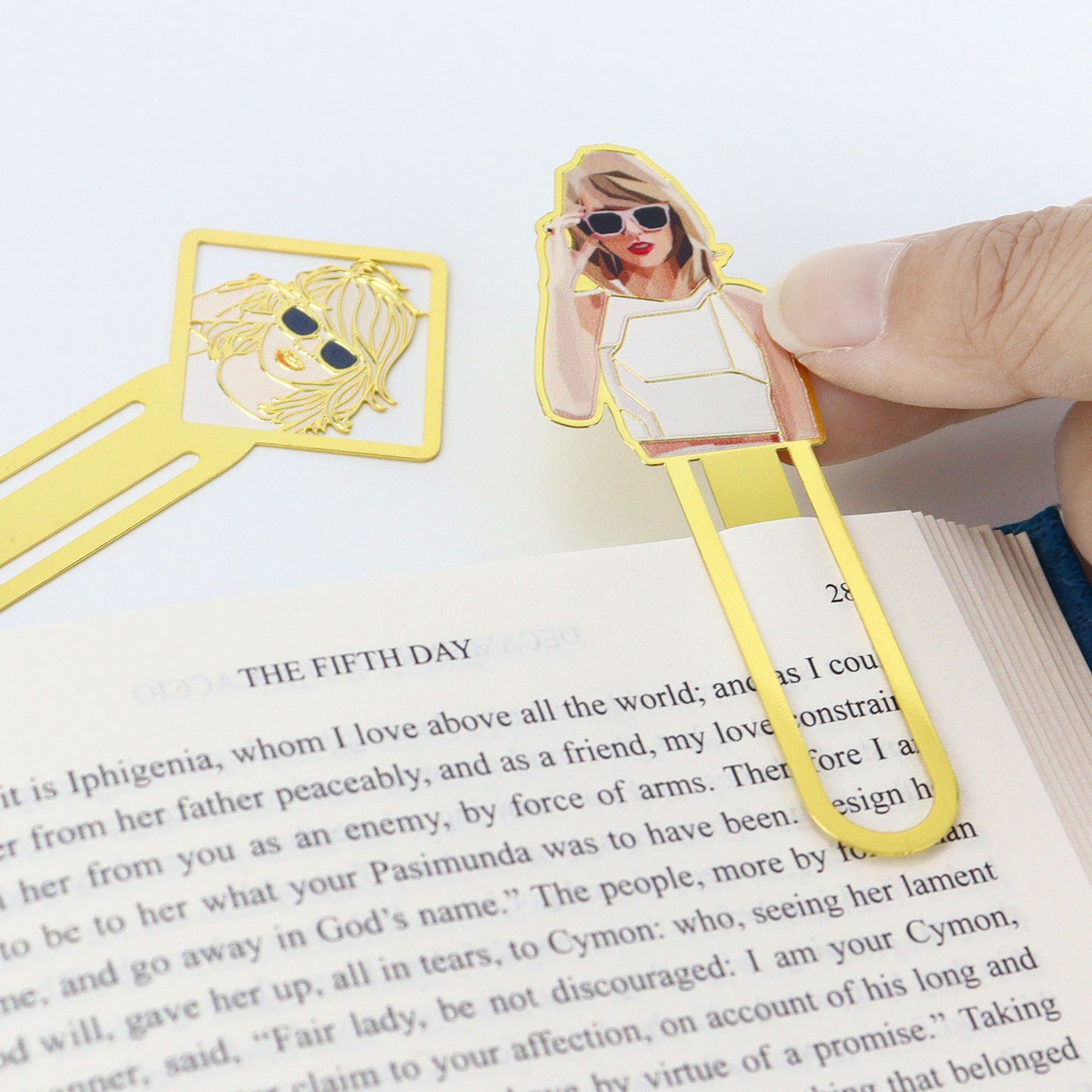 Taylor Swift Gold Bookmarks