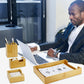 Wooden Desk Organizer Set of 4