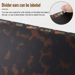 Leopard discbound dividers