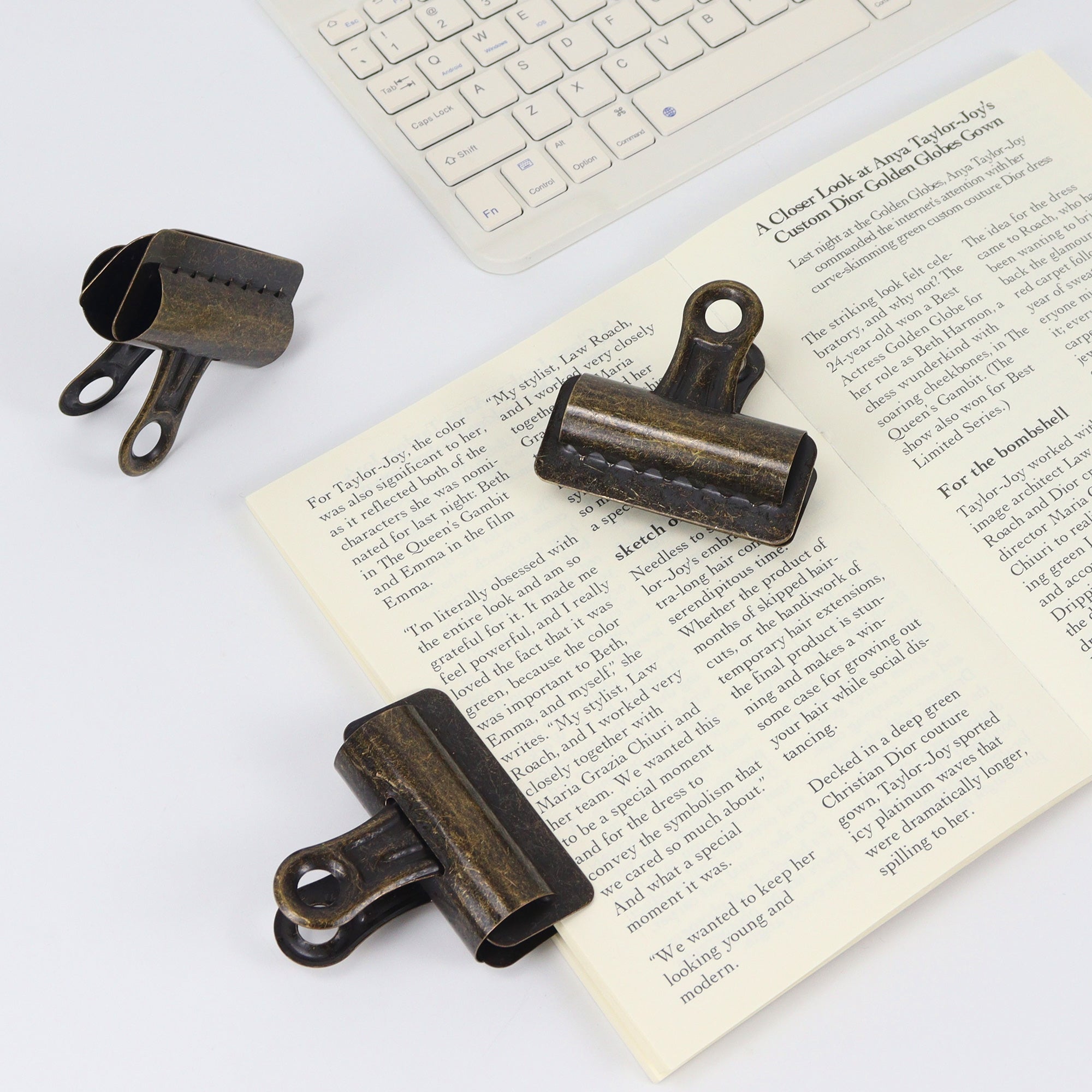binder clip bullet journal