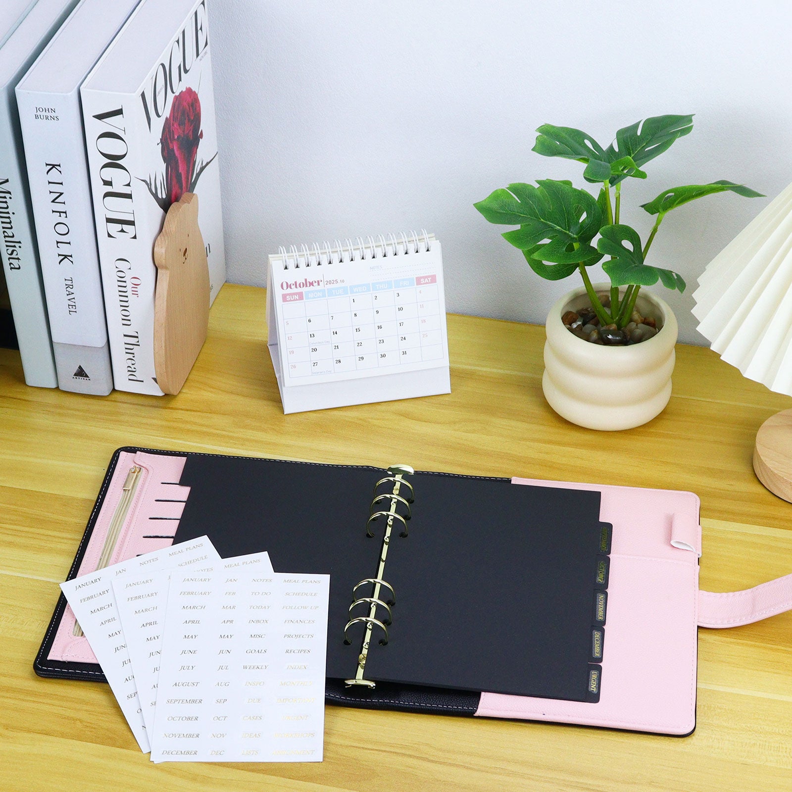 black discbound dividers