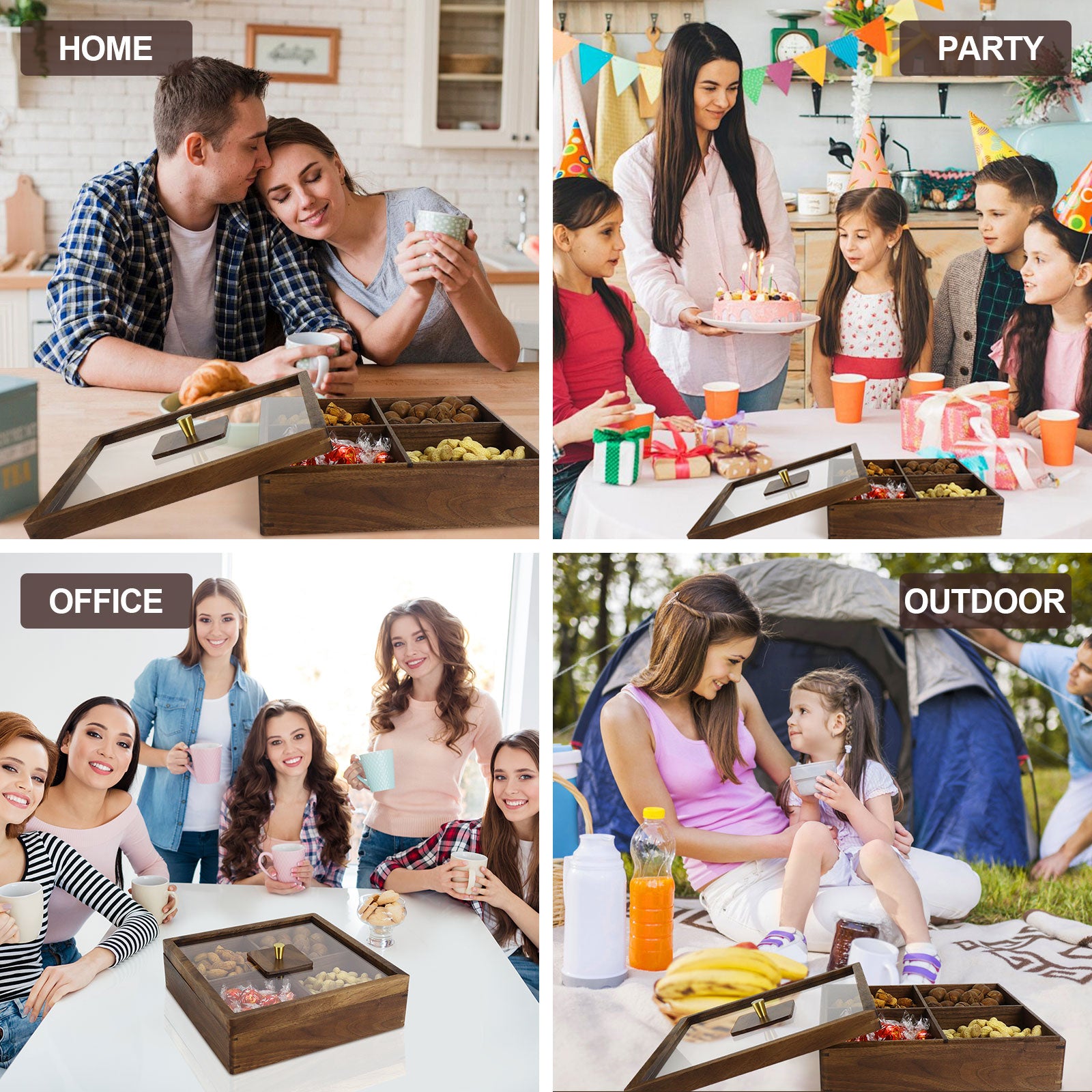 North American Walnut Snack Box