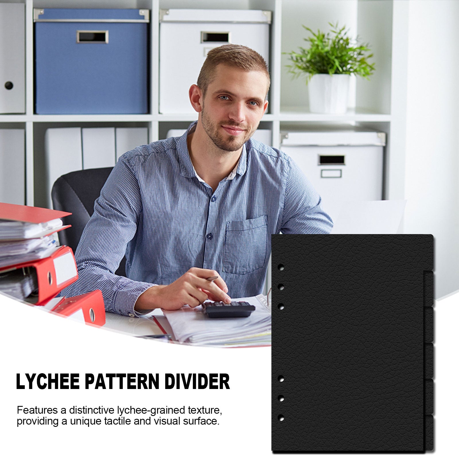 black discbound dividers