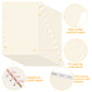 Beige A5 Binder Tab Dividers