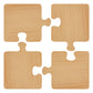 Wooden Puzzle Coaster Set of 4