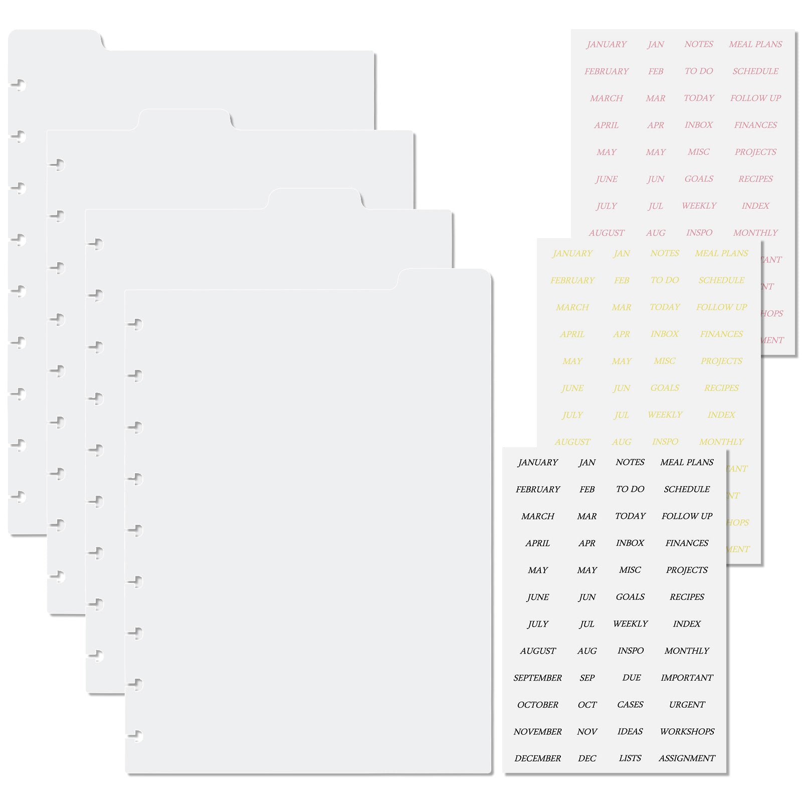 discbound planner dividers