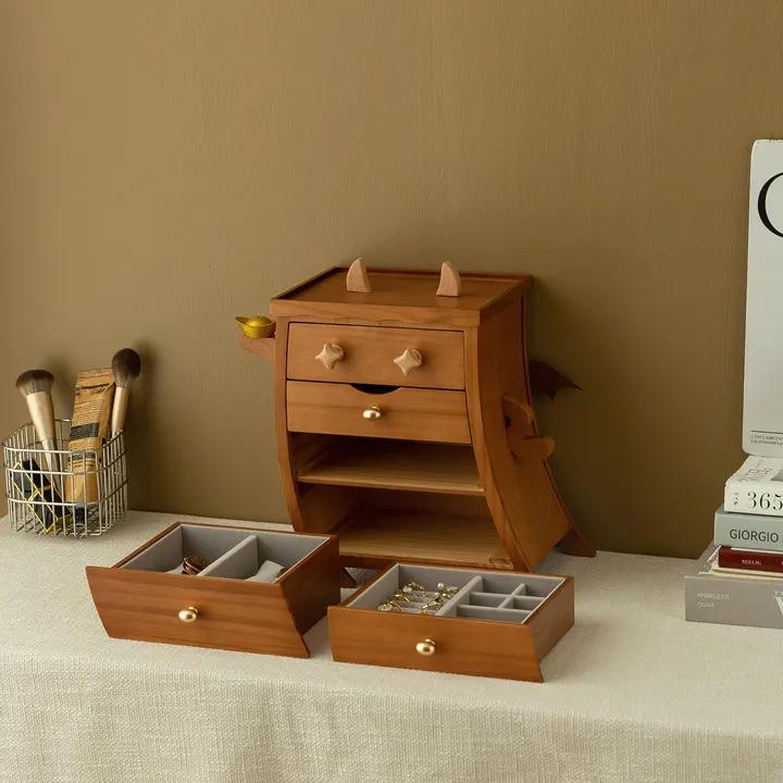 wooden dresser organizer