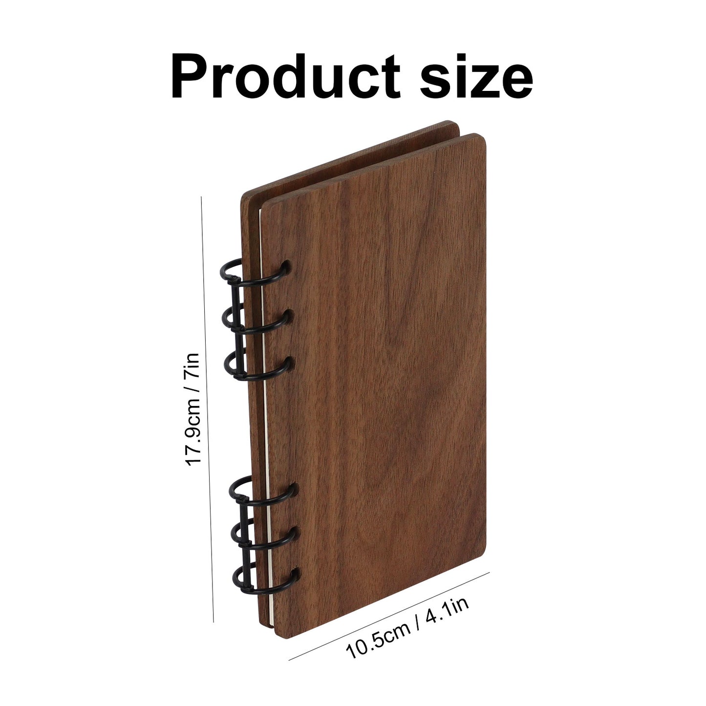 North American Walnut A6 Binder