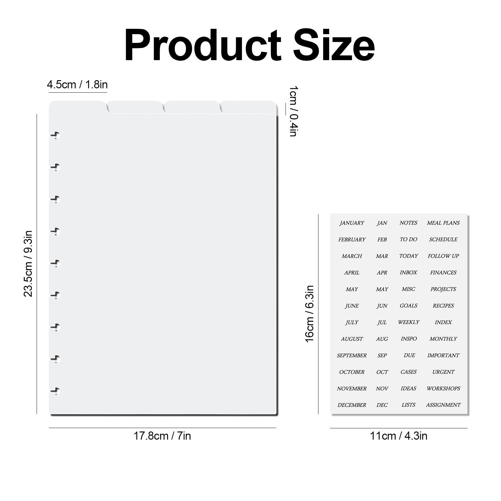 discbound notebook dividers