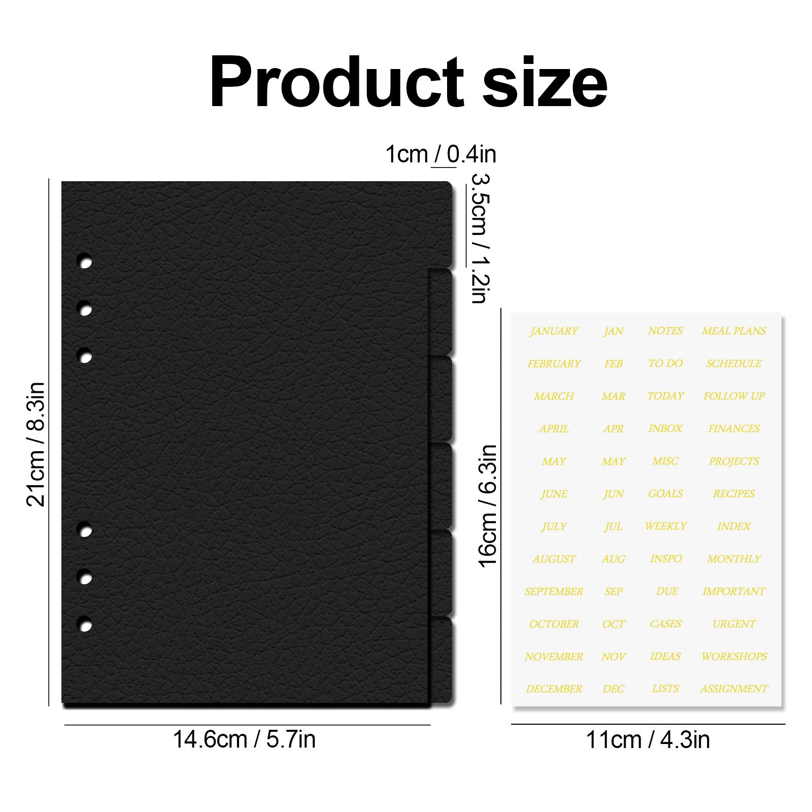 discbound planner dividers