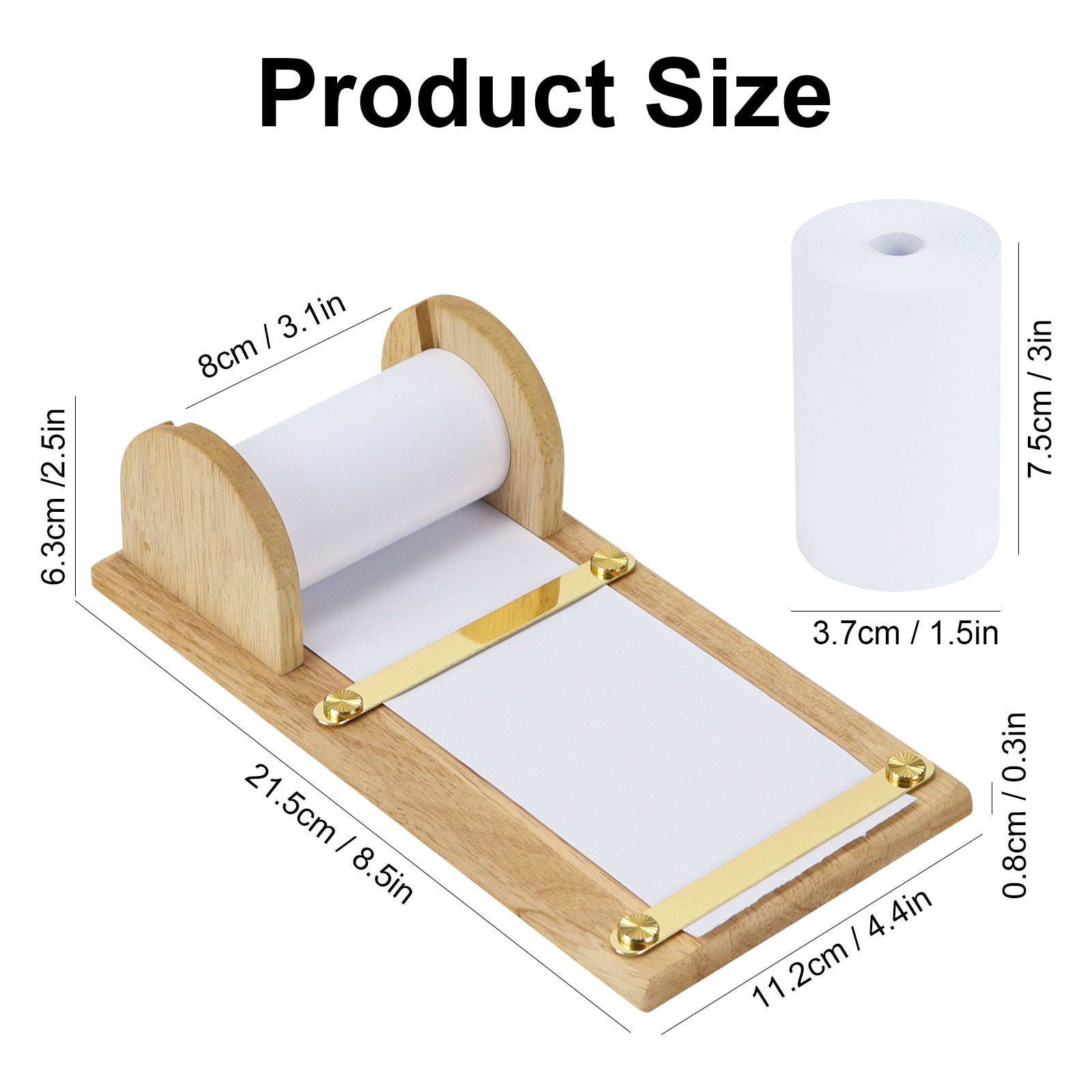  wooden paper holder