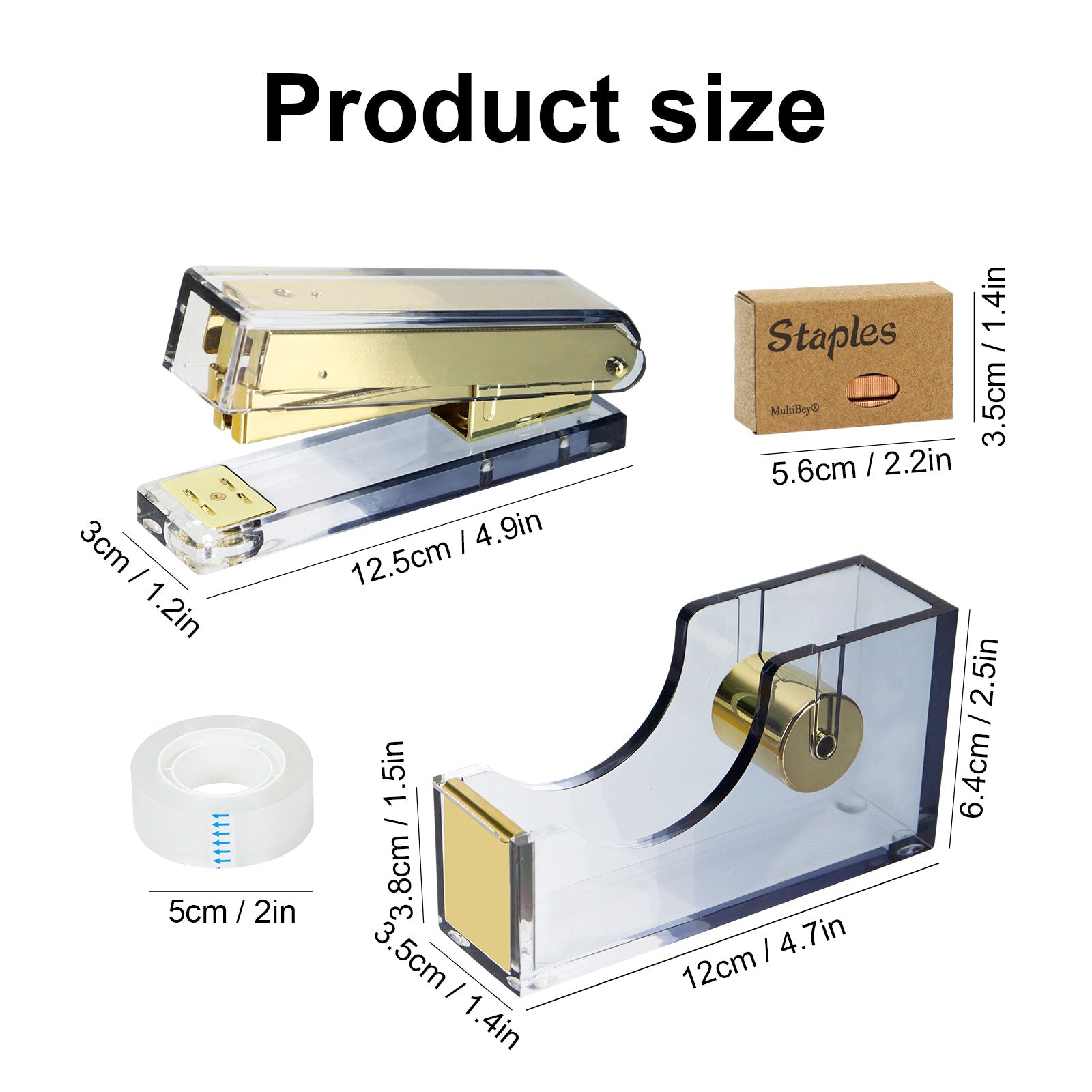 Black stapler
