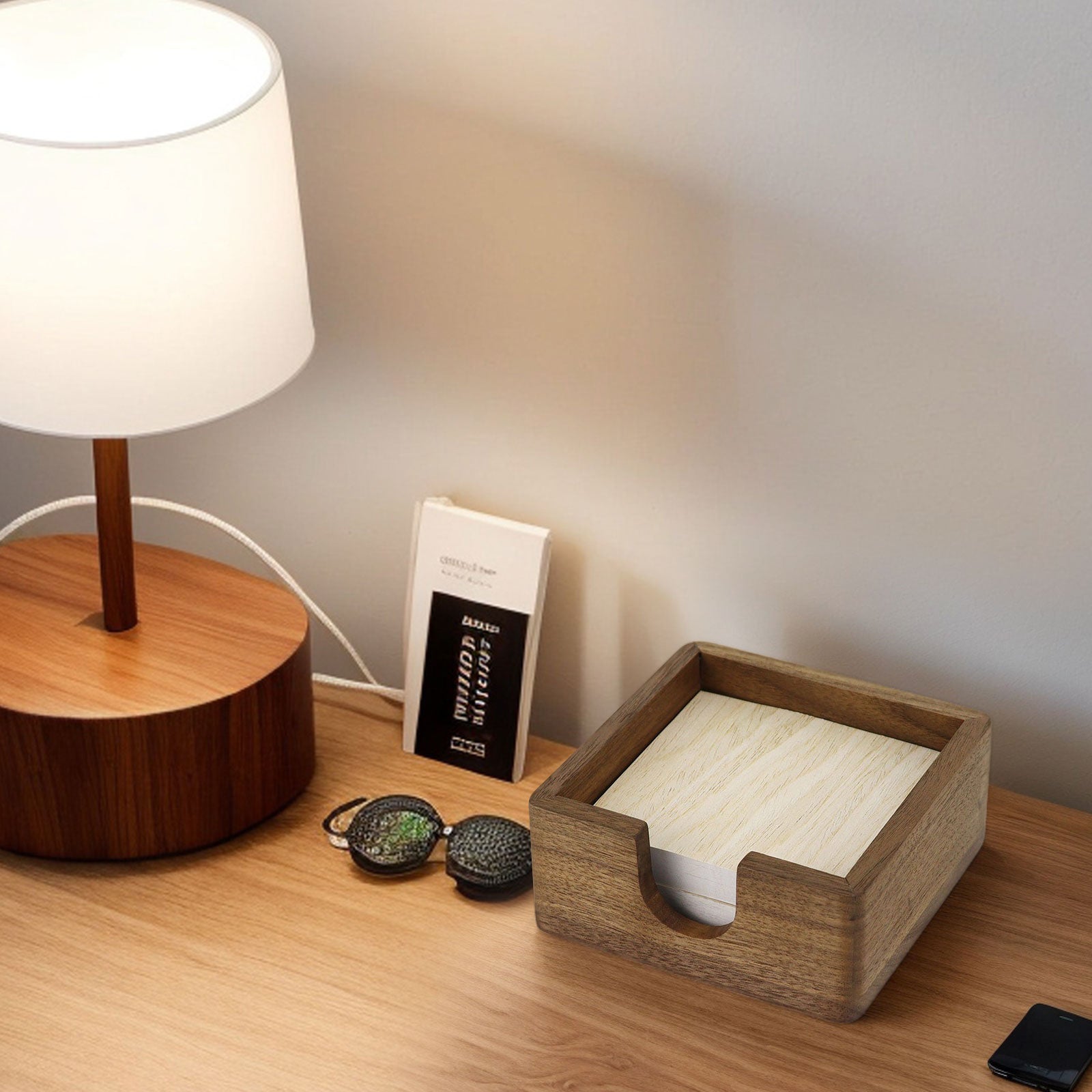 North American Black Walnut Memo Holder
