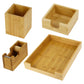 Wooden Desk Organizer Set of 4