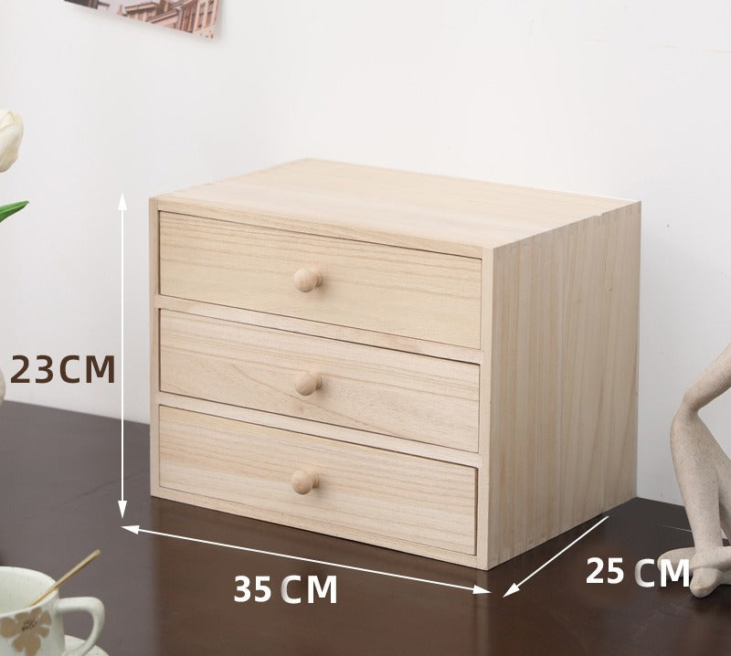 minimalist wooden storage box