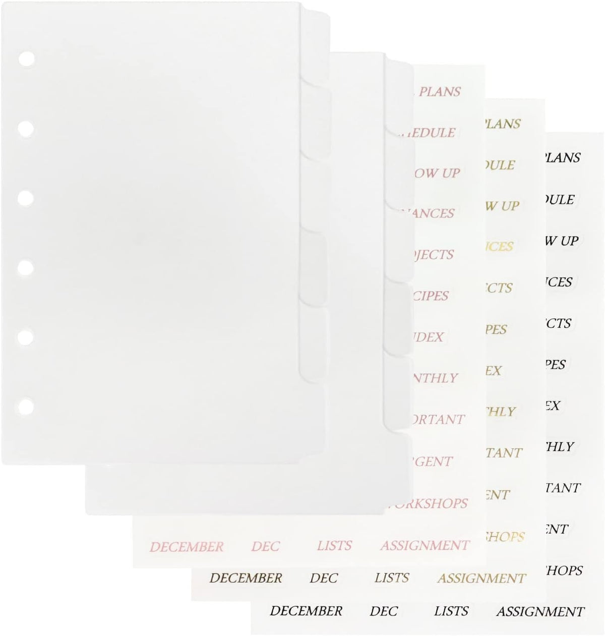 Binder Dividers