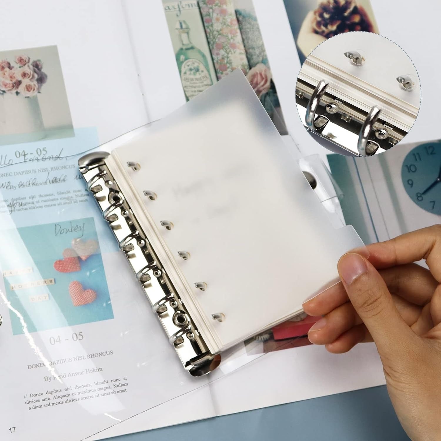Binder planner dividers