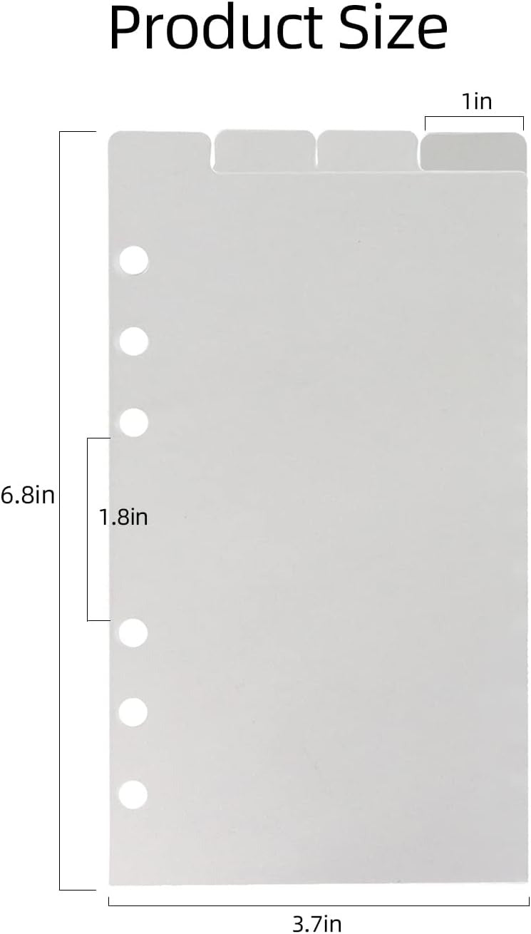 Binder planner dividers