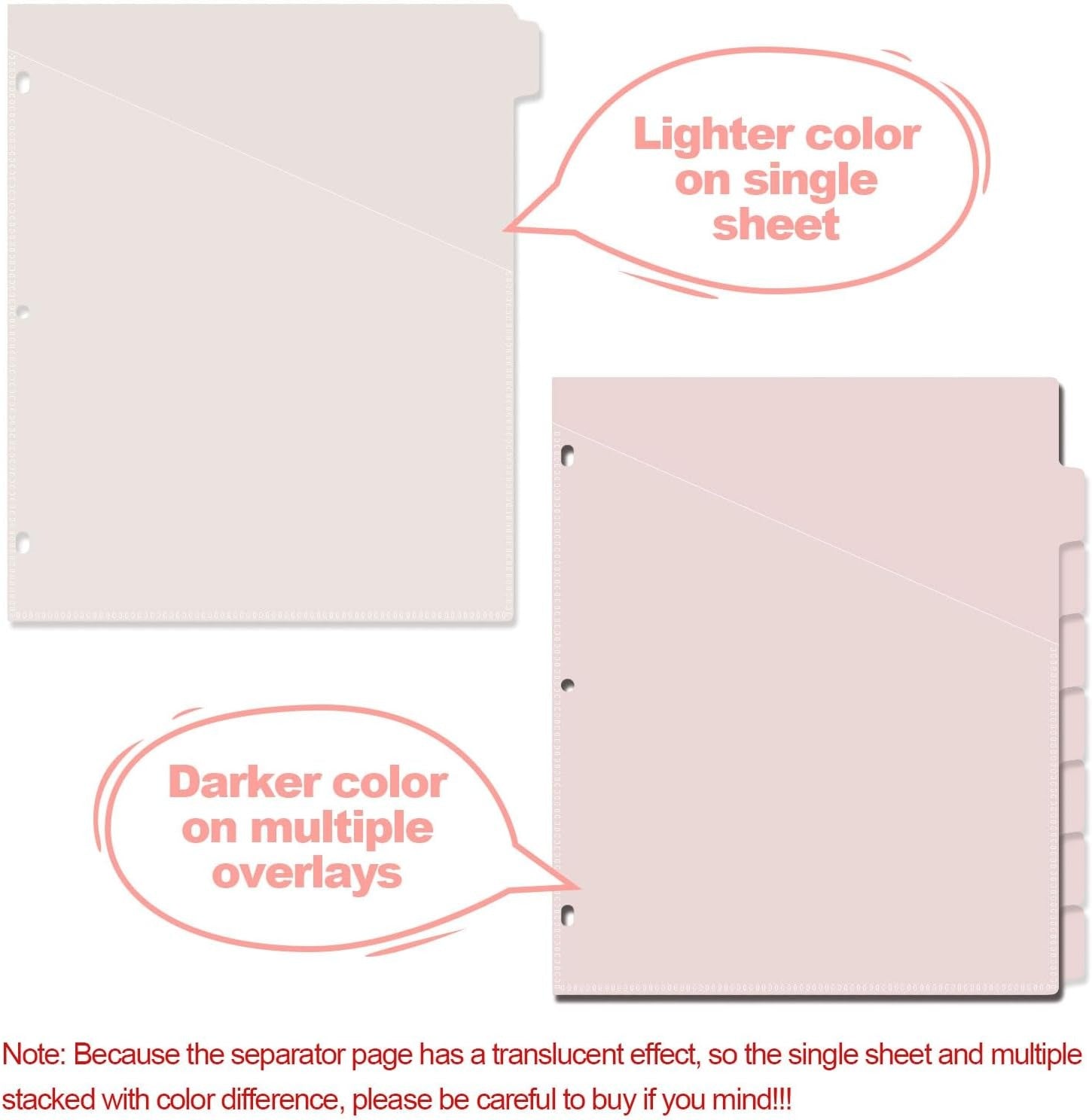 binder dividers with tabs and pockets