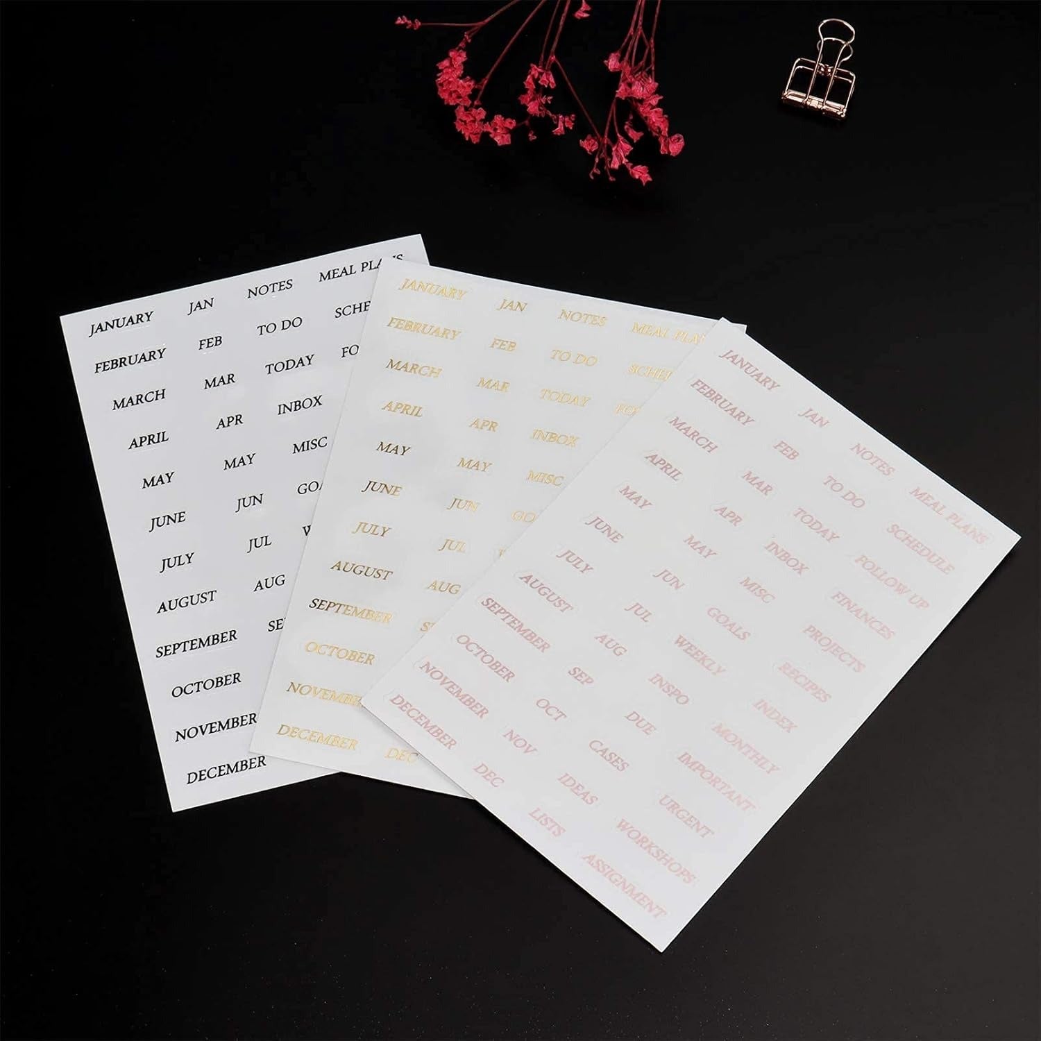 binder tab dividers