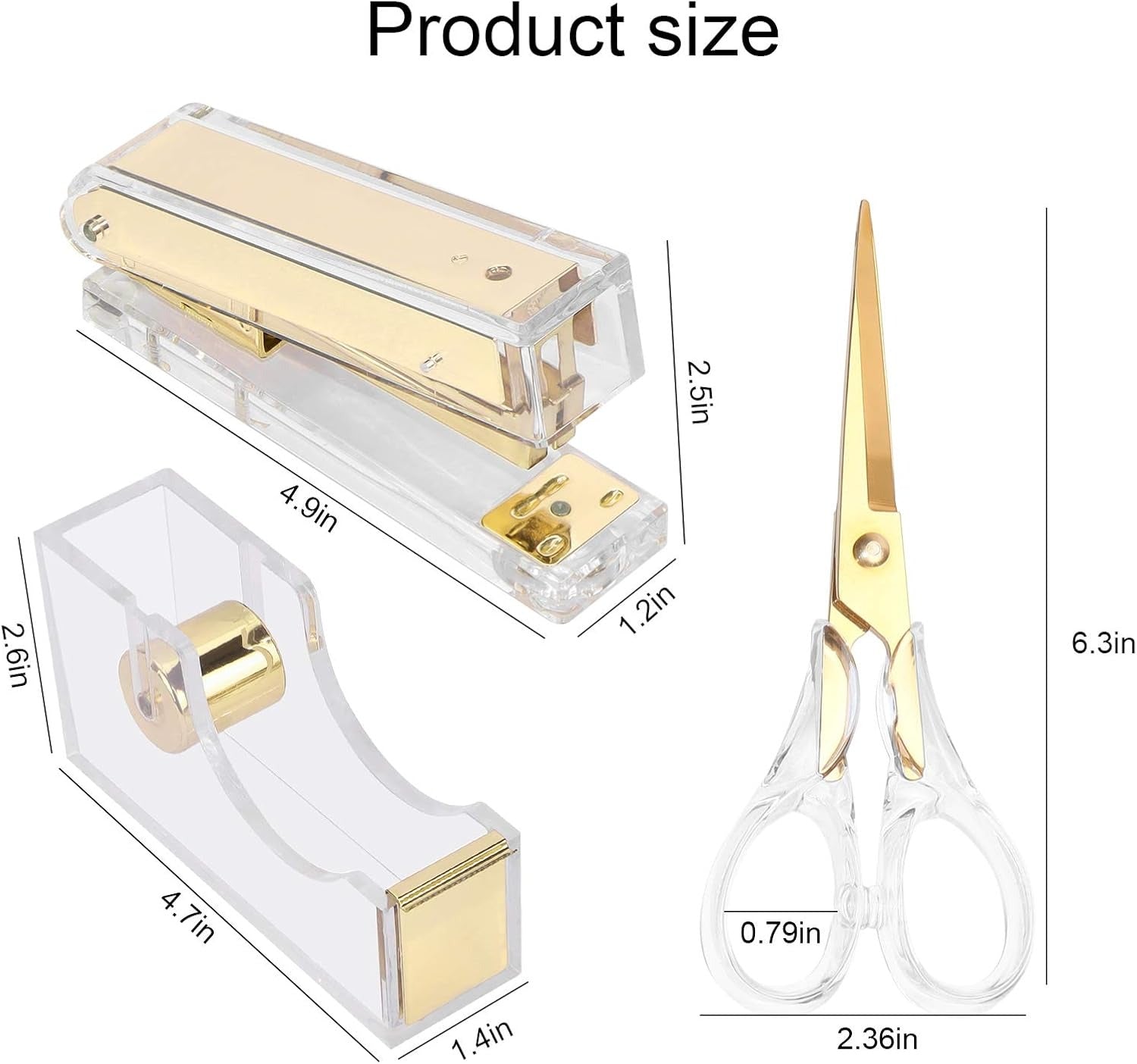 Desk accessories set