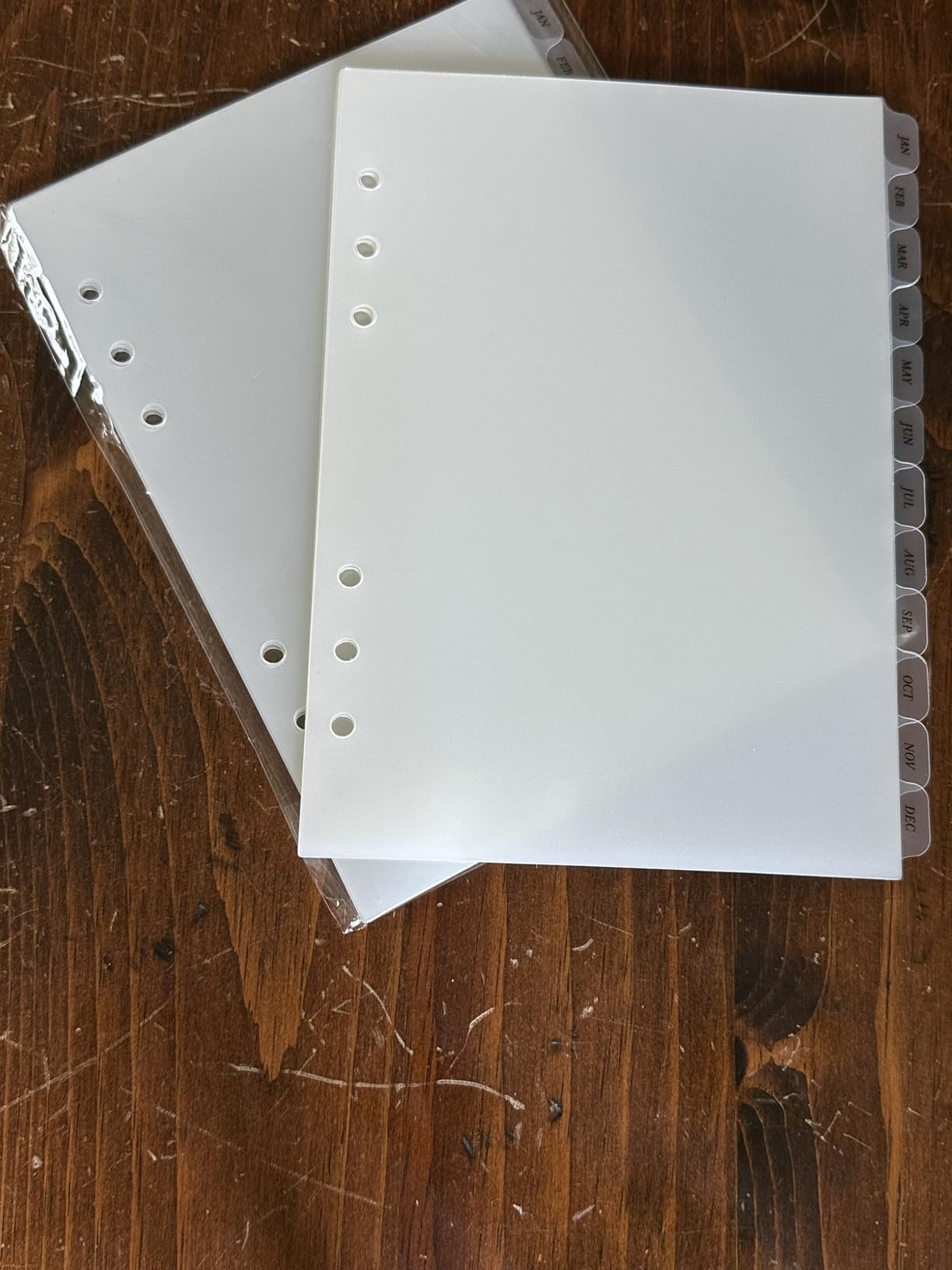 White dividers