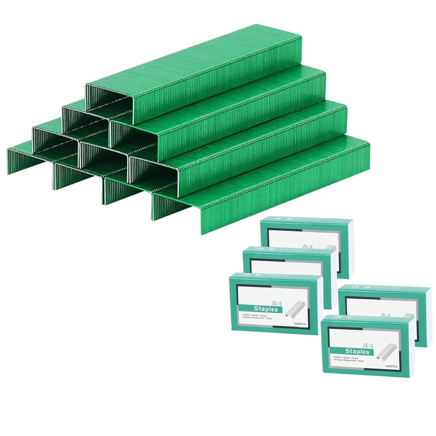 green staples