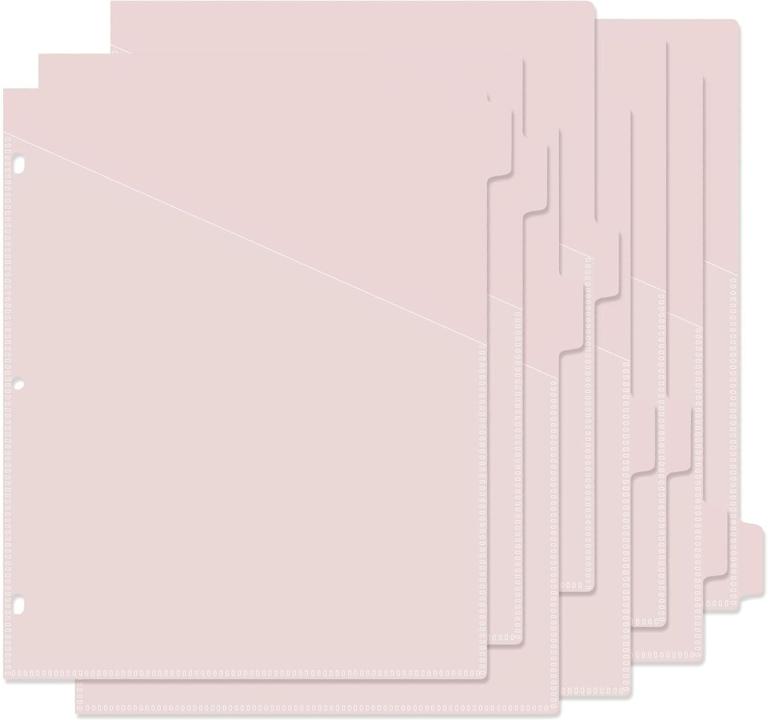 binder dividers with pockets