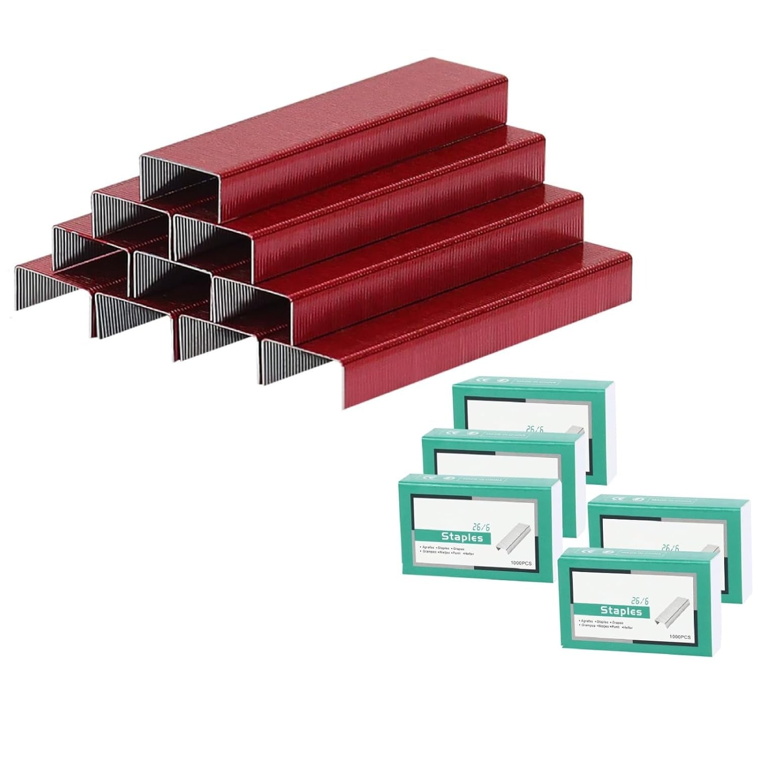 red staples